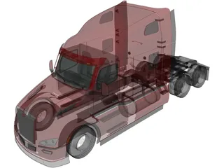 Peterbilt 579 SleeperCab (2021) 3D Model