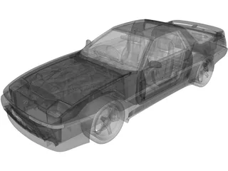 Toyota Supra (1992) 3D Model