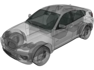 BMW X6 (2011) 3D Model