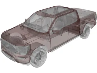 Ford F-150 Limited (2021) 3D Model
