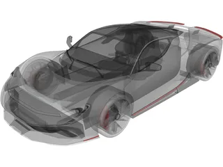 Automobili Pininfarina Battista (2020) 3D Model