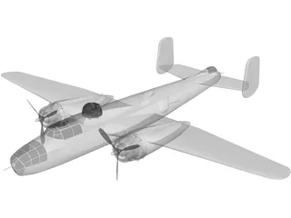 B-25 3D Model