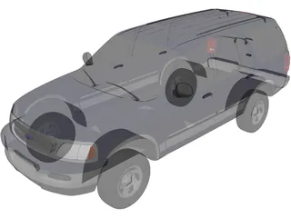 Ford Expedition XLT (1997) 3D Model
