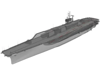 CVN-68 Nimitz 3D Model