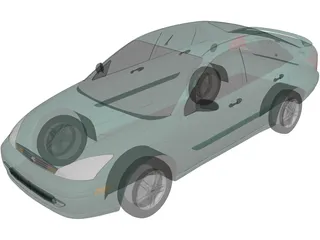 Ford Focus Sedan (2000) 3D Model