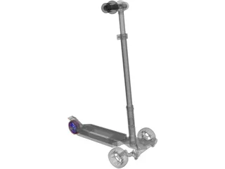 Scooter Skate 3D Model