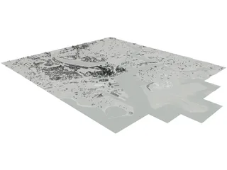 Boston City 3D Model