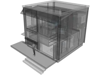 Beach House 3D Model