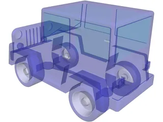 Jeep Toy 3D Model