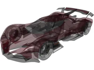 Alfa Romeo 8C-R Tazio (2020) 3D Model