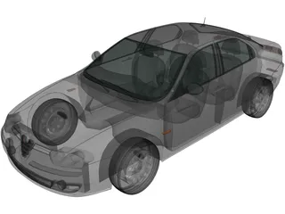Alfa Romeo 156 (1997) 3D Model
