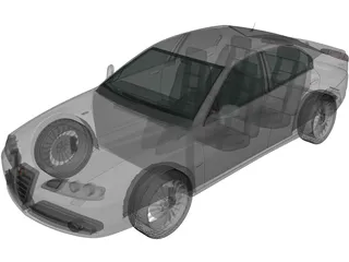 Alfa Romeo 166 (2003) 3D Model