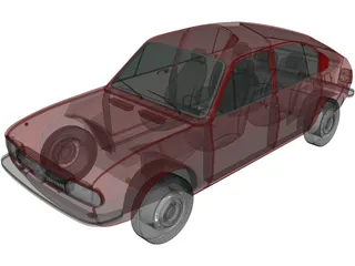 Alfa Romeo Alfasud (1972) 3D Model
