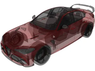 Alfa Romeo Giulia GTA (2021) 3D Model
