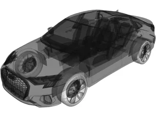 Audi A3 Sedan (2021) 3D Model