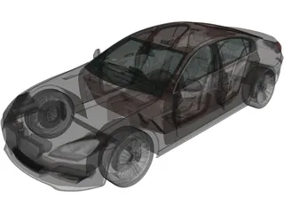 BMW 6-Series Gran Coupe [F06] (2012) 3D Model