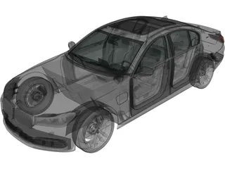 BMW 740Le [G12] (2015) 3D Model