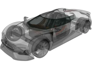 Citroen GT (2008) 3D Model