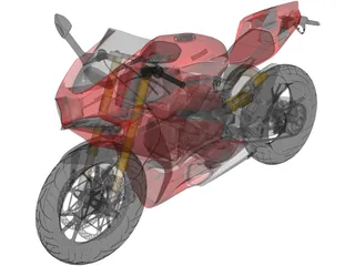 Ducati 1199 Panigale (2012) 3D Model