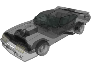 Ford Falcon GT Coupe Interceptor Mad Max (1979) 3D Model