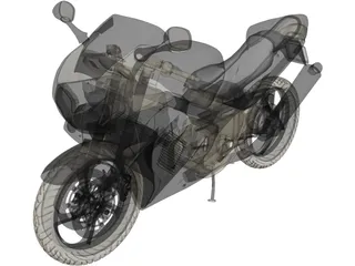 Honda VFR 800 Interceptor (1998) 3D Model