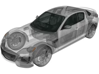 Mazda RX-8 (2008) 3D Model