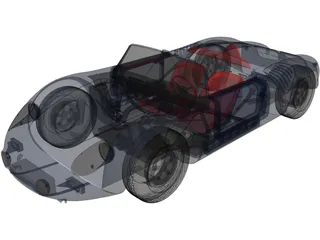 Porsche 718 Spyder RS (1960) 3D Model