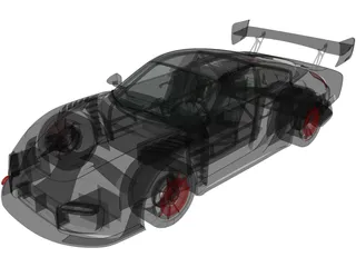 Porsche 935 Moby Dick (2019) 3D Model