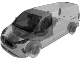 Ford Transit Custom Trend (2024) 3D Model