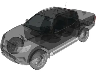 Nissan Navara Double Cab (2015) 3D Model