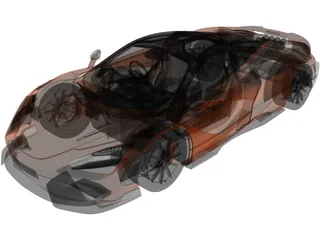 McLaren 765LT (2021) 3D Model