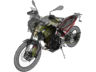 BMW F900GS (2024) 3D Model