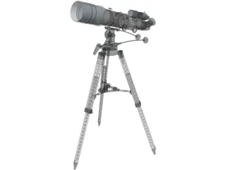 Telescope Space Hunter 3D Model