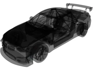 BMW M4 GT4 (2018) 3D Model