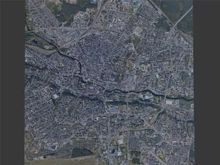 Bydgoszcz City, Poland (2023) 3D Model