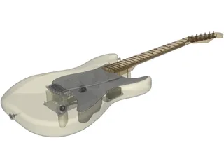 Fender YJM Nylon Stratocaster (1996) 3D Model