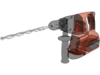 Black and Decker Hand Drill 3D Model