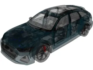 Audi RS6 Avant (2020) 3D Model