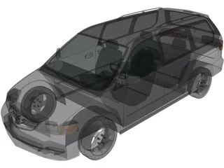 Honda Odyssey (2001) 3D Model