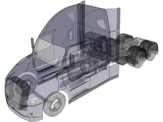 Frieghtliner Cascadia (2020) 3D Model