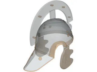 Helmet Roman 3D Model