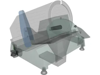 Meat Slicer 3D Model