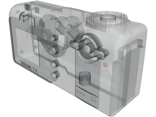 Minolta Dimage F100 3D Model