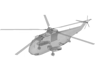 Sikorsky SH-3H Sea King 3D Model