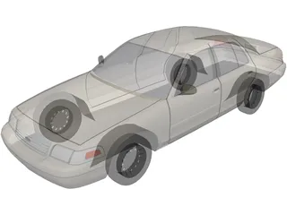 Ford Crown Victoria (2000) 3D Model