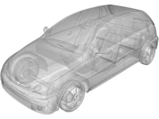 Opel Corsa 3D Model