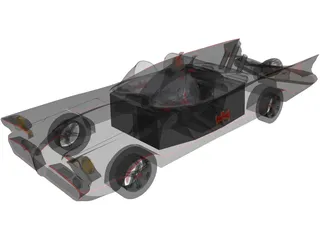 Batman Car 3D Model