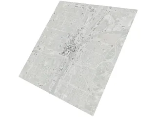 Grand Rapids City 3D Model