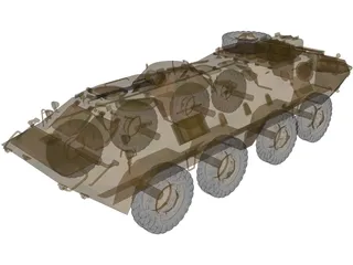 BTR-70 3D Model