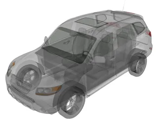 Hyundai Santa Fe (2006) 3D Model